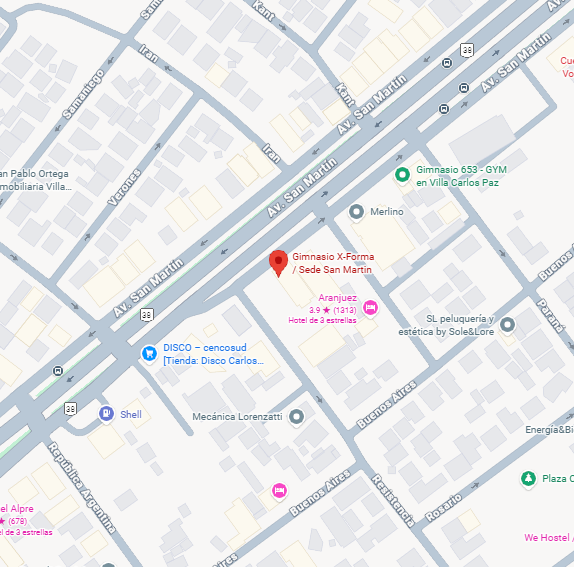 Ubicación Sede San Martín